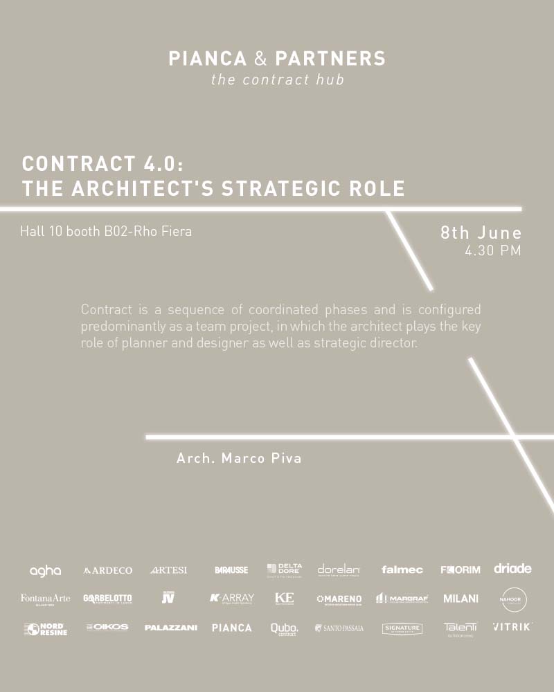 Contract 4.0: the strategic role of the architect